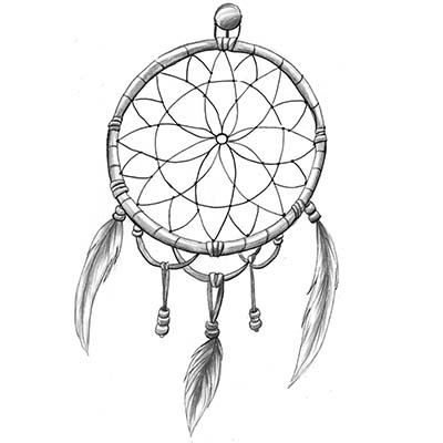 Colorful Dream Catcher Design For Girls Water Transfer Temporary Tattoo(fake Tattoo) Stickers NO.11171